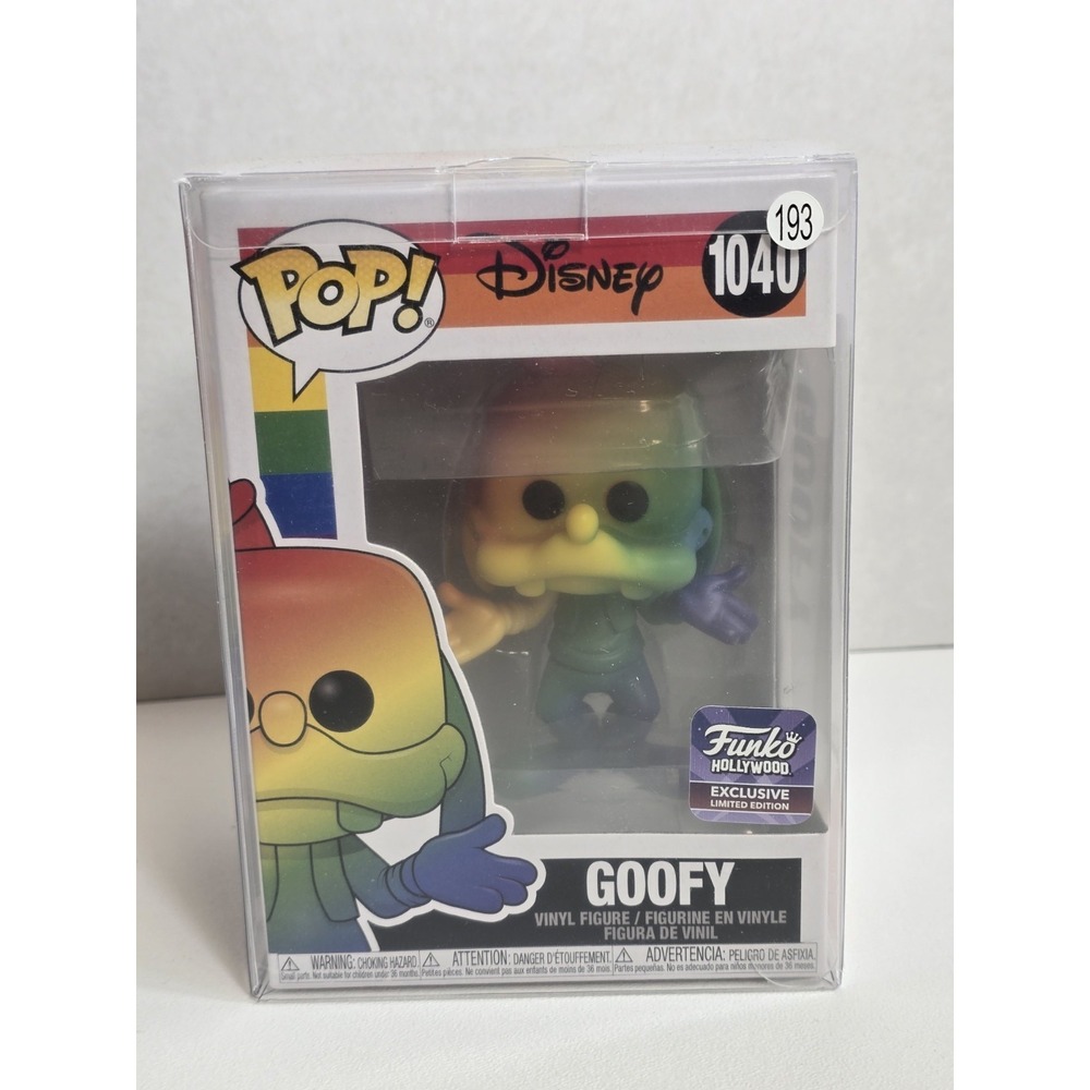 HOLLYWOOD FUNKO SHOP EXCLUSIVE‎ Pride Goofy Pop #1040 W Protector